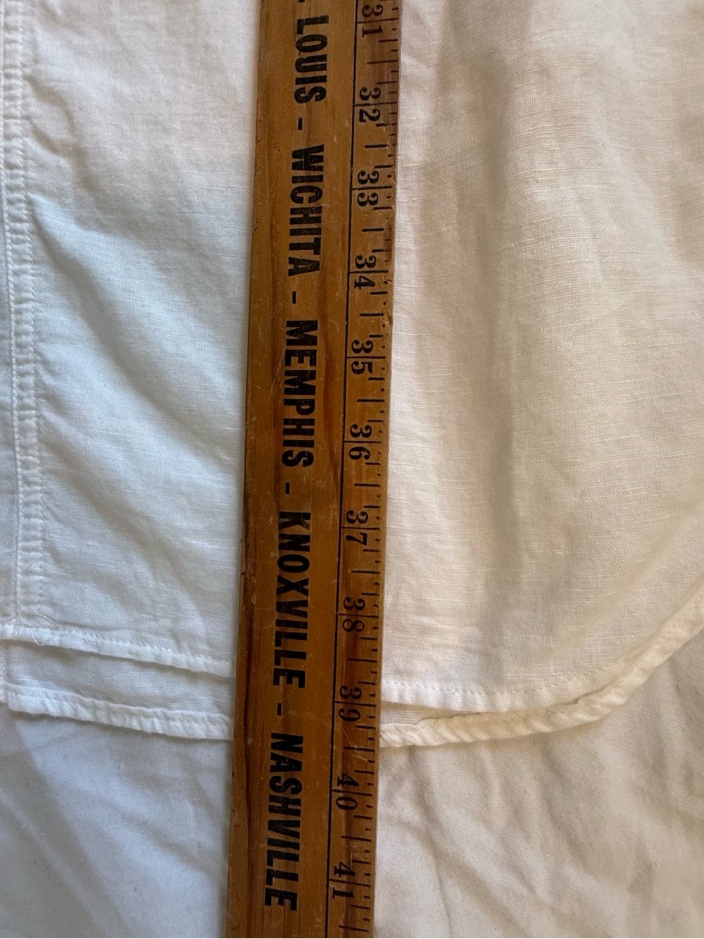 Eddie Bauer Linen Blend Sleeveless Dress White Small Pockets Minimalist Shift - Picture 8 of 10